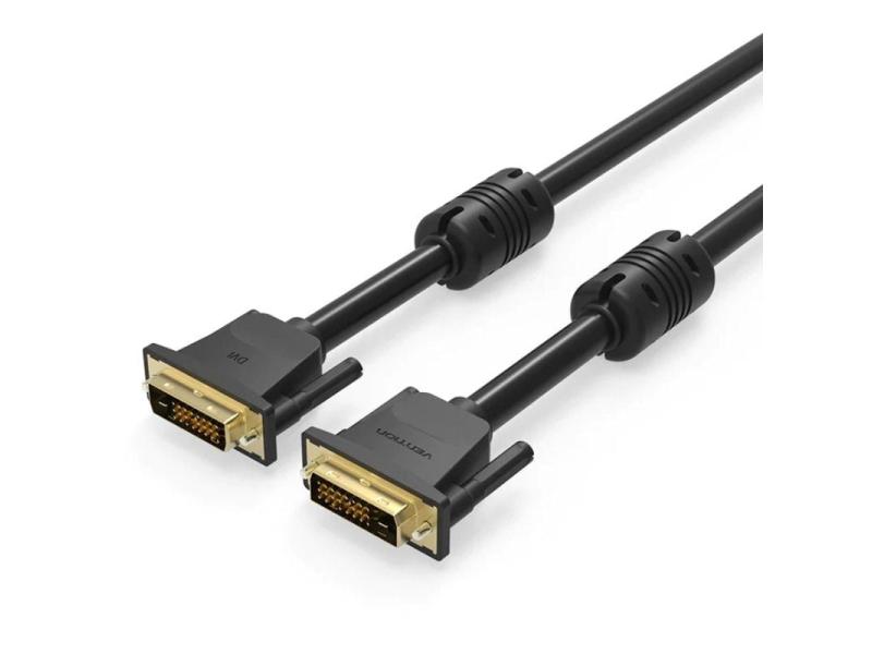 Cable DVI Vention EAABG/ DVI-D Macho - DVI-D Macho/ 1.5m/ Negro