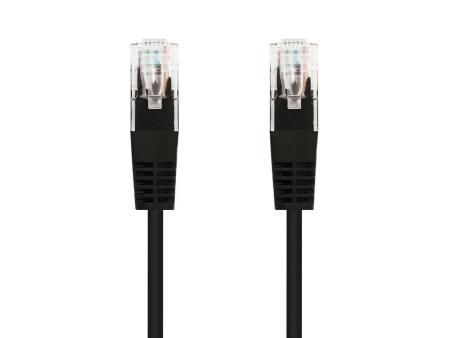 Cable de Red RJ45 UTP Nanocable 10.20.0102-BK Cat.5e/ 2m/ Negro