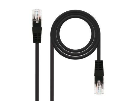 Cable de Red RJ45 UTP Nanocable 10.20.0102-BK Cat.5e/ 2m/ Negro