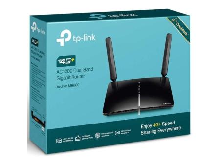 Router Inalámbrico 4G TP-Link Archer MR600 1200Mbps 2.4GHz 5GHz/ 2 Antenas/ WiFi 802.11a/n/ac - b/g/n