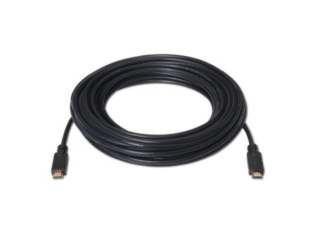 Cable HDMI 1.4 Aisens A119-0106/ HDMI Macho - HDMI Macho/ Hasta 10W/ 720Mbps/ 30m/ Negro