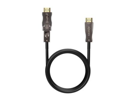 Cable HDMI 2.1 AOC 8K Desmontable Aisens A153-0644/ HDMI Macho / D Macho - HDMI Macho/ 15m/ Negro