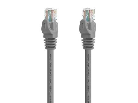 Cable de Red RJ45 UTP Aisens A145-0329 Cat.6A/ 5m/ Gris