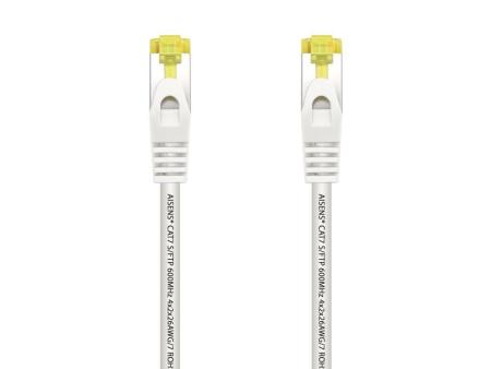 Cable de Red RJ45 SFTP Aisens A146-0490 Cat.7/ 1m/ Blanco