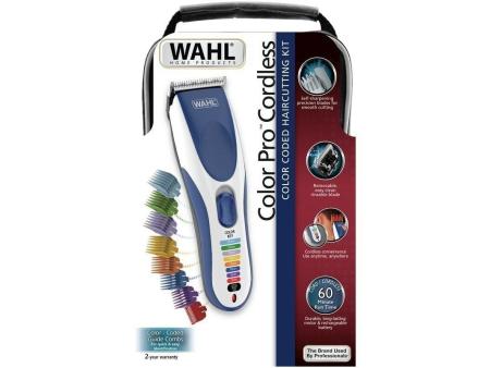 Cortapelos Wahl Color Pro/ con Batería/ 12 Accesorios