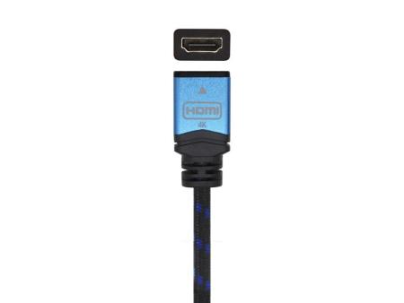 Cable Alargador HDMI Aisens A120-0453/ HDMI Macho - HDMI Hembra/ 2m/ Negro/ Azul