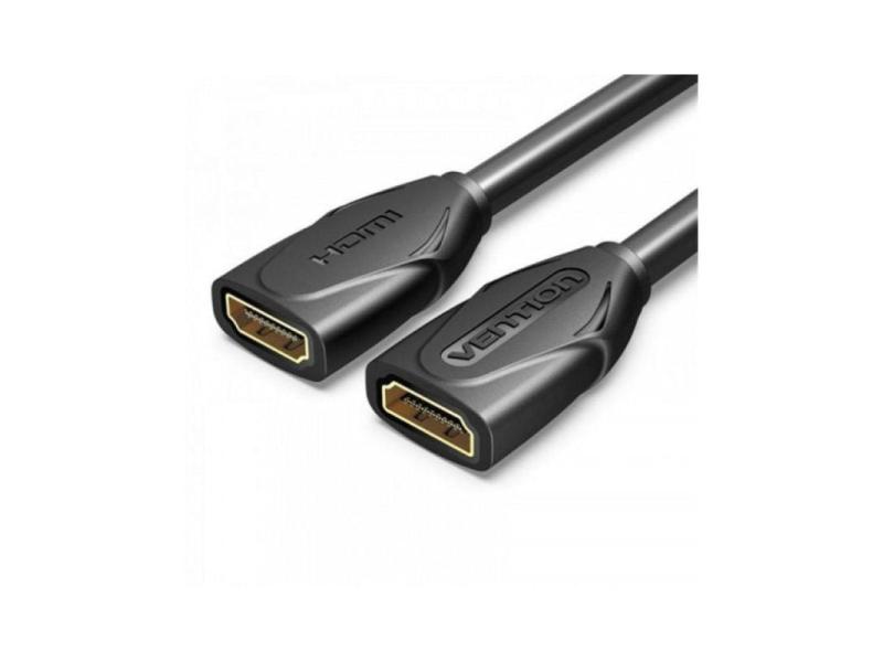 Cable Alargador HDMI Vention AAXBD/ HDMI Hembra - HDMI Hembra/ 50cm/ Negro