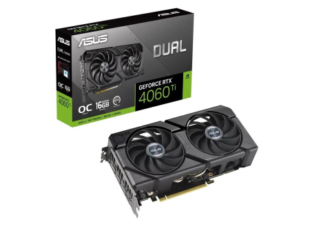 Tarjeta Gráfica Asus Dual GeForce RTX 4060 Ti EVO OC/ 16GB GDDR6