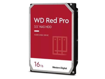 Disco Duro Western Digital WD Red Pro NAS 16TB/ 3.5'/ SATA III/ 512MB