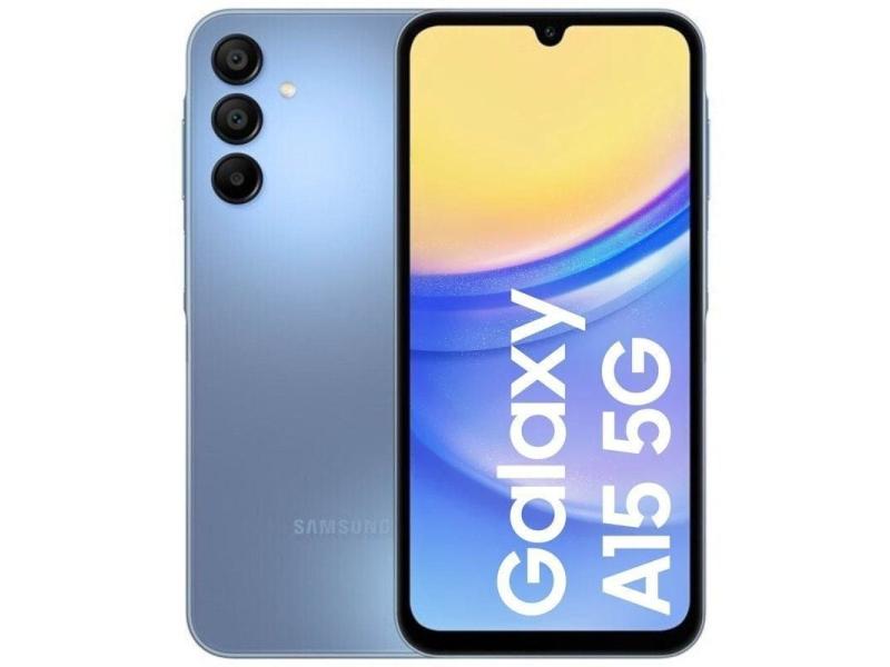 Smartphone Samsung Galaxy A15 4GB/ 128GB/ 6.5'/ 5G/ Azul