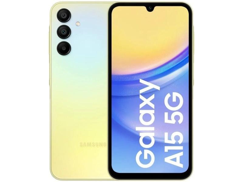 Smartphone Samsung Galaxy A15 4GB/ 128GB/ 6.5'/ 5G/ Amarillo