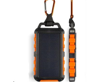 Powerbank Solar 10000mAh Xtorm XR104/ 20W/ Naranja y Negro