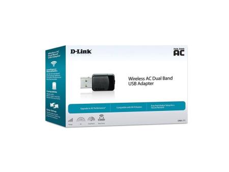 Adaptador USB - WiFi D-Link MU-MIMO DWA-171/ 433Mbps