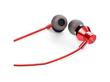 Auriculares Intrauditivos Aiwa ESTM-50USB-C/RD/ con Micrófono/ USB Tipo-C/ Rojo