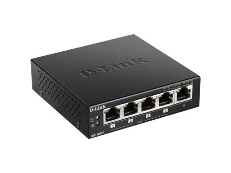 Switch D-Link DES-1005P 5 Puertos/ RJ45 10/100Mbps PoE