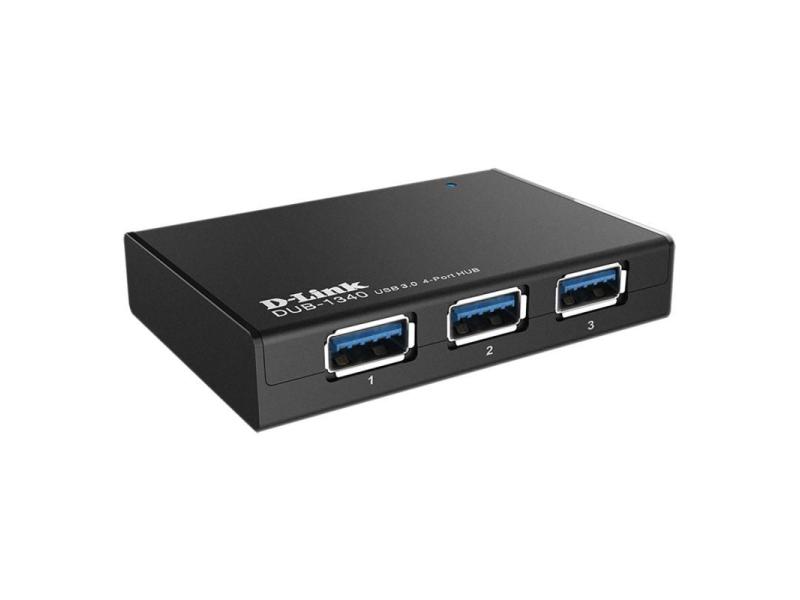 Hub USB 3.0 con Alimentación Externa D-Link DUB-1340/ 4xUSB