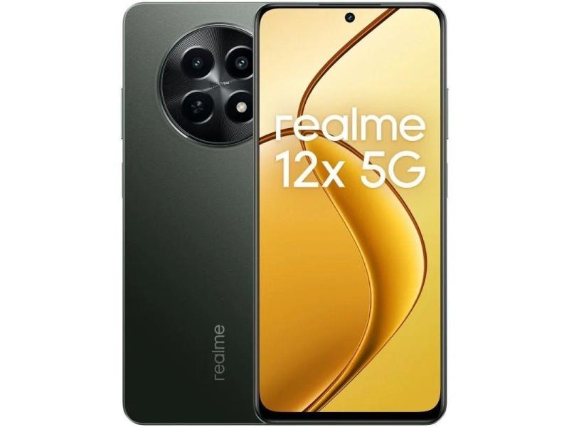 Smartphone Realme 12X 8GB/ 256GB/ 6.6'/ 5G/ Negro Brillante