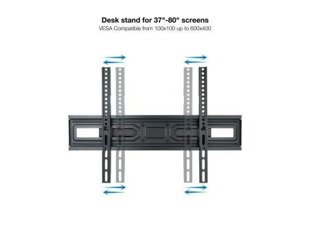 Soporte de Pared Giratorio/ Inclinable/ Nivelable TooQ LP7866TN-B para TV de 37-80'/ hasta 40kg