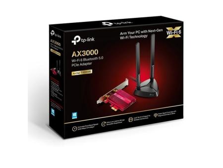 Tarjeta de Red Inalámbrica-PCI Express TP-Link Archer TX3000E/ 3000Mbps/ 2.4/5GHz