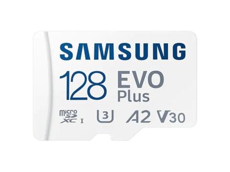 Tarjeta de Memoria Samsung EVO Plus 2023 128GB microSD XC con Adaptador/ Clase 10/ 160MBs