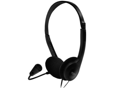 Auriculares Nox Voice One/ con Micrófono/ Jack 3.5/ Negros