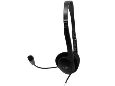 Auriculares Nox Voice One/ con Micrófono/ Jack 3.5/ Negros