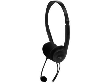 Auriculares Nox Voice One/ con Micrófono/ Jack 3.5/ Negros