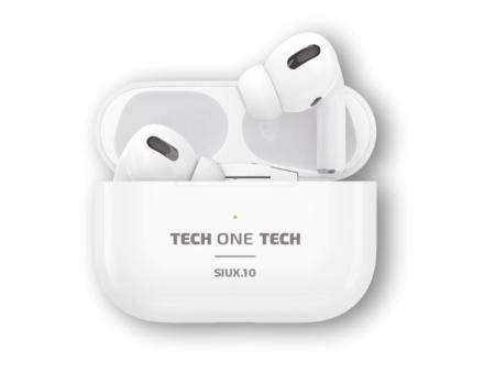 Auriculares Bluetooth Tech One Tech SIUX.10 TEC1410/ con estuche de carga/ Autonomía 5h/ Blancos