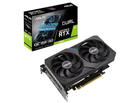 Tarjeta Gráfica Asus Dual GeForce RTX 3060 V2 OC Edition/ 12GB GDDR6