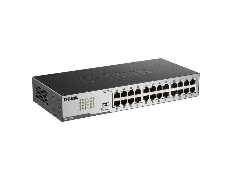 Switch D-Link DGS-1024D 24 Puertos/ RJ-45 Gigabit 10/100/1000