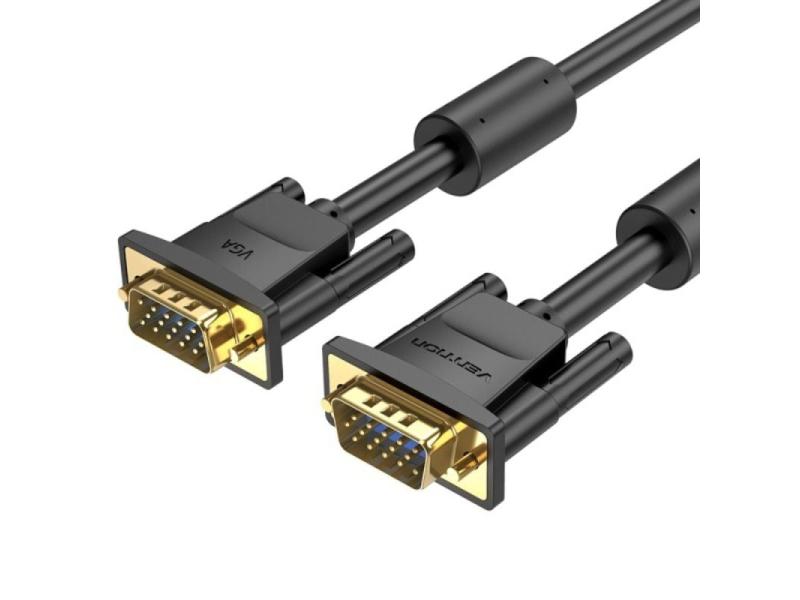 Cable SVGA Vention DAEBH/ VGA Macho - VGA Macho/ 2m/ Negro