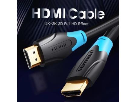 Cable HDMI 2.0 4K Vention AACBN/ HDMI Macho - HDMI Macho/ 15m/ Negro