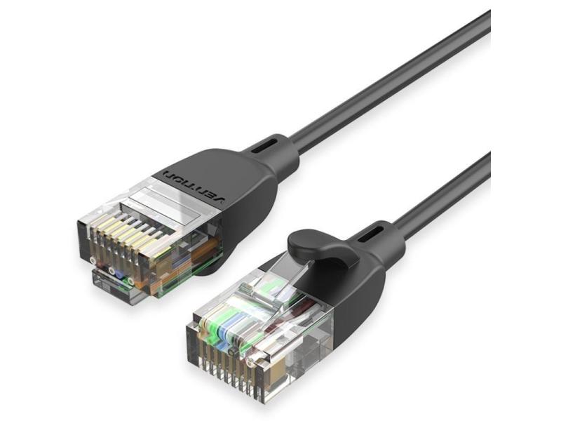 Cable de Red RJ45 UTP Vention IBIBG Cat.6A/ 1.5m/ Negro