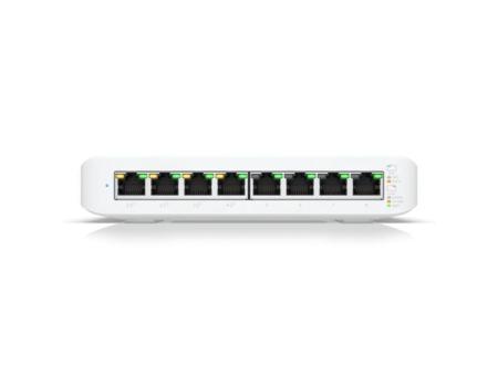 Switch Ubiquiti USW-LITE-8-POE/ 8 Puertos/ RJ45 10/100/1000 PoE