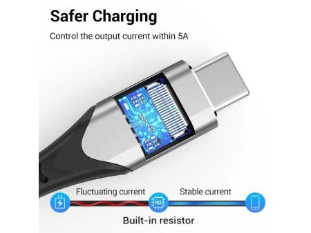 Cable Alargador USB 3.1 Tipo-C Vention TABHF/ USB Tipo-C Macho - USB Tipo-C Hembra/ Hasta 60W/ 5Gbps/ 1m/ Gris