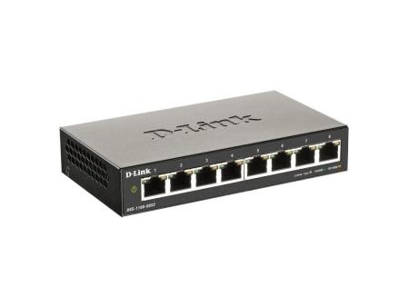 Switch Gestionable D-Link DGS-1100-08V2 8 Puertos/ RJ-45 10/100/1000