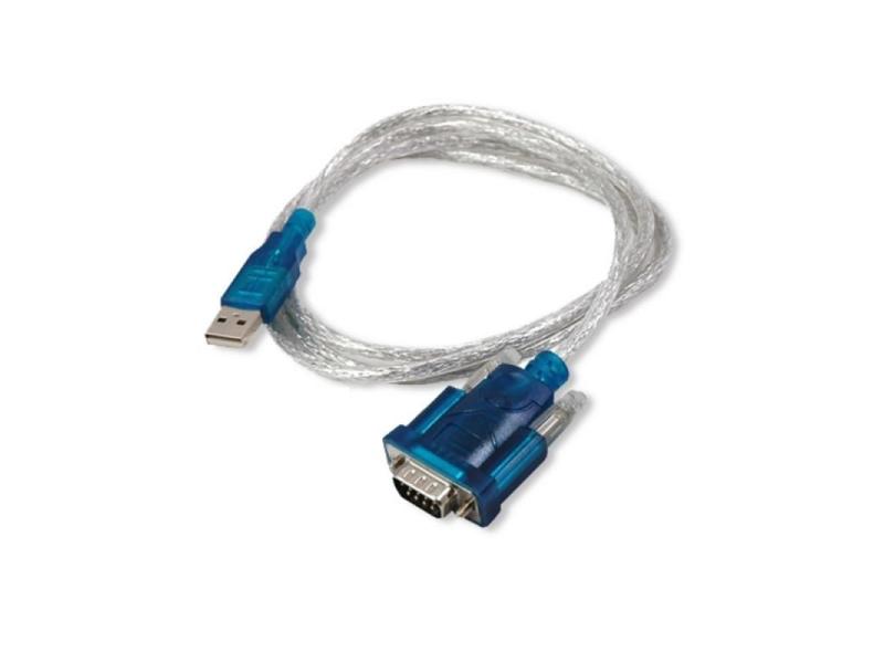 Cable USB 2.0 3GO C102/ USB Macho - DB9 Macho/ 50cm/ Negro