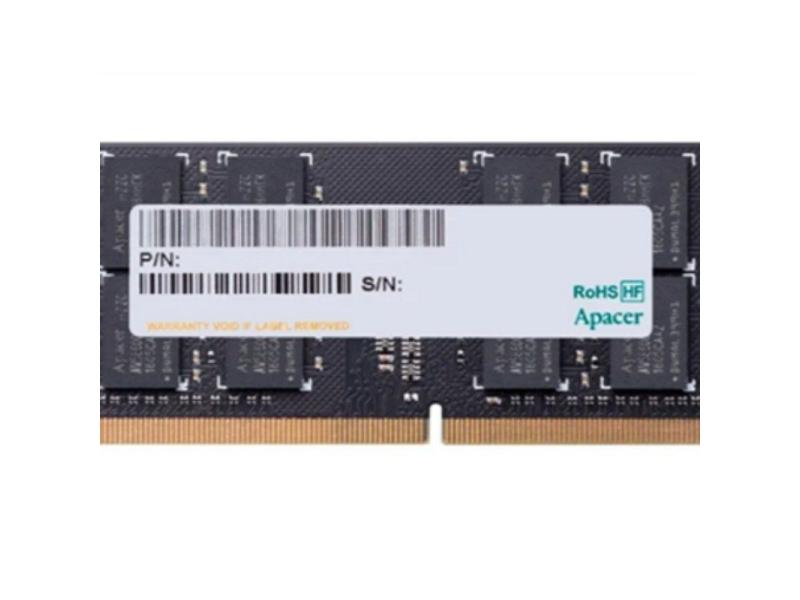 Memoria RAM Apacer 16GB/ DDR4/ 2666MHz/ 1.2V/ CL19/ SODIMM