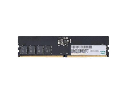 Memoria RAM Apacer AU16GHB48CTBBGH 16GB/ DDR5/ 4800MHz/ 1.1V/ CL40/ DIMM