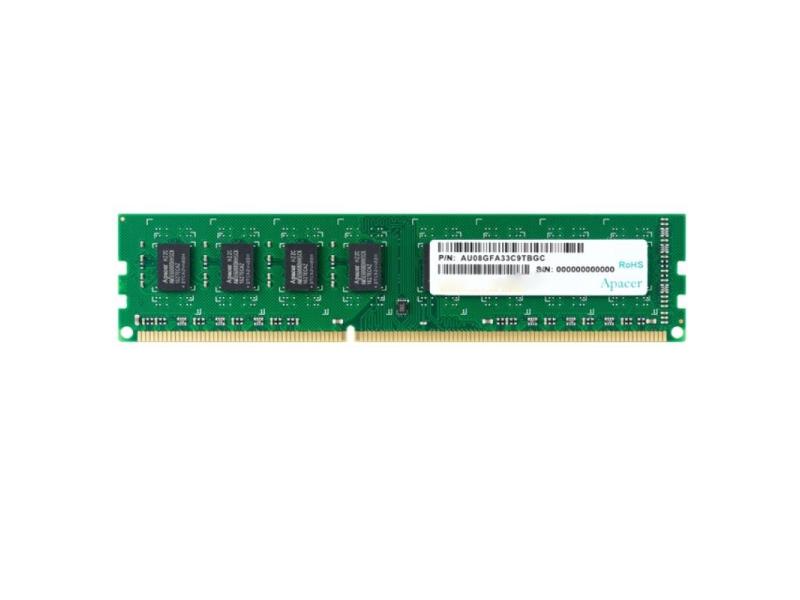 Memoria RAM Apacer 8GB/ DDR3/ 1600MHz/ 1.5V/ CL11/ DIMM