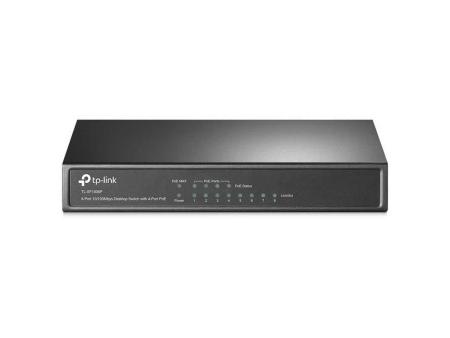 Switch TP-Link SF1008P 8 Puertos/ RJ-45 10/100 PoE