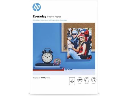 Papel Fotográfico HP Everyday Q2510A/ DIN A4/ 200g/ 100 Hojas