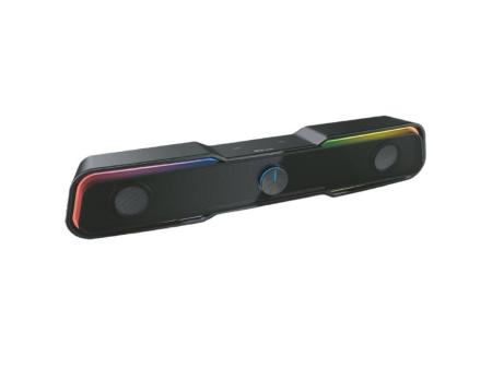 Barra de Sonido con Bluetooth Droxio Nessye RGB/ 10W/ 2.0/ Negra