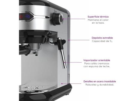 Cafetera Expreso Grunkel CAFPRESOH-20/ 1450W/ 20 Bares