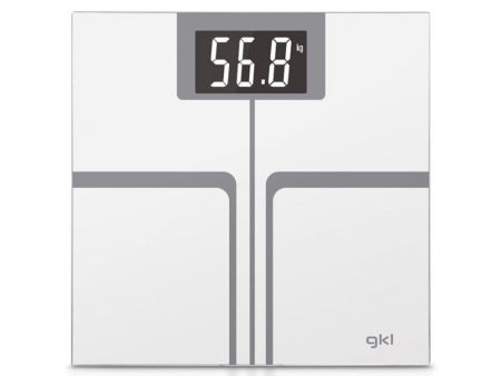 Báscula de Baño GKL Fitmax White/ Hasta 200kg