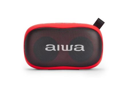 Altavoz con Bluetooth Aiwa BS-110RD/ 10W/ 2.0/ Rojo