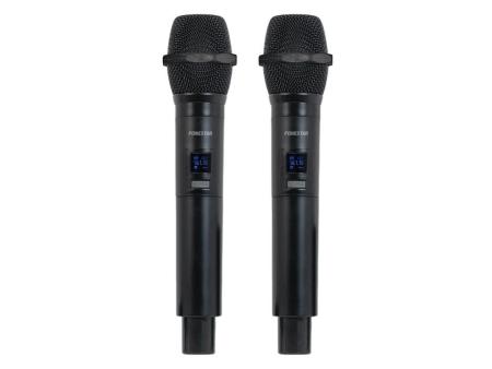 Micrófono Inalámbrico Doble Mano UHF Fonestar SONAIR-2M/ Incluye Receptor