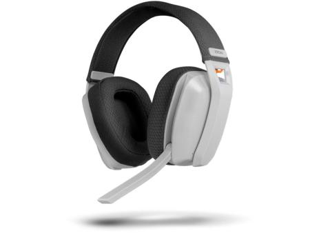 Auriculares Gaming Inalámbricos con Micrófono Krom Kanji/ Bluetooth/ USB 2.0/ Blancos