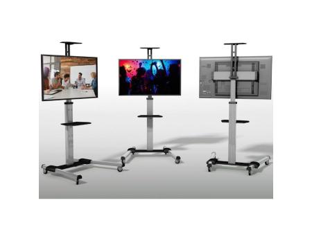 Soporte de Pie Inclinable con Ruedas Fonestar STS-4064P para TV de 37-70'/ hasta 50kg