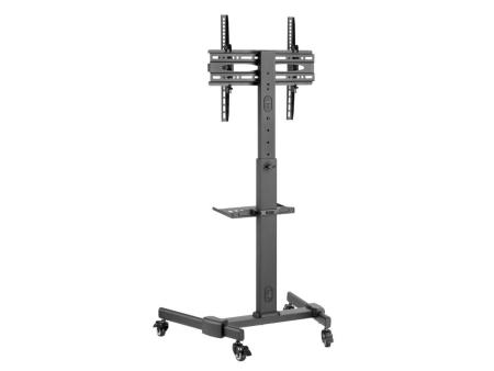 Soporte de Pie Orientable/ Inclinable con Ruedas Fonestar STS-4244N para TV de 32-65'/ hasta 35kg